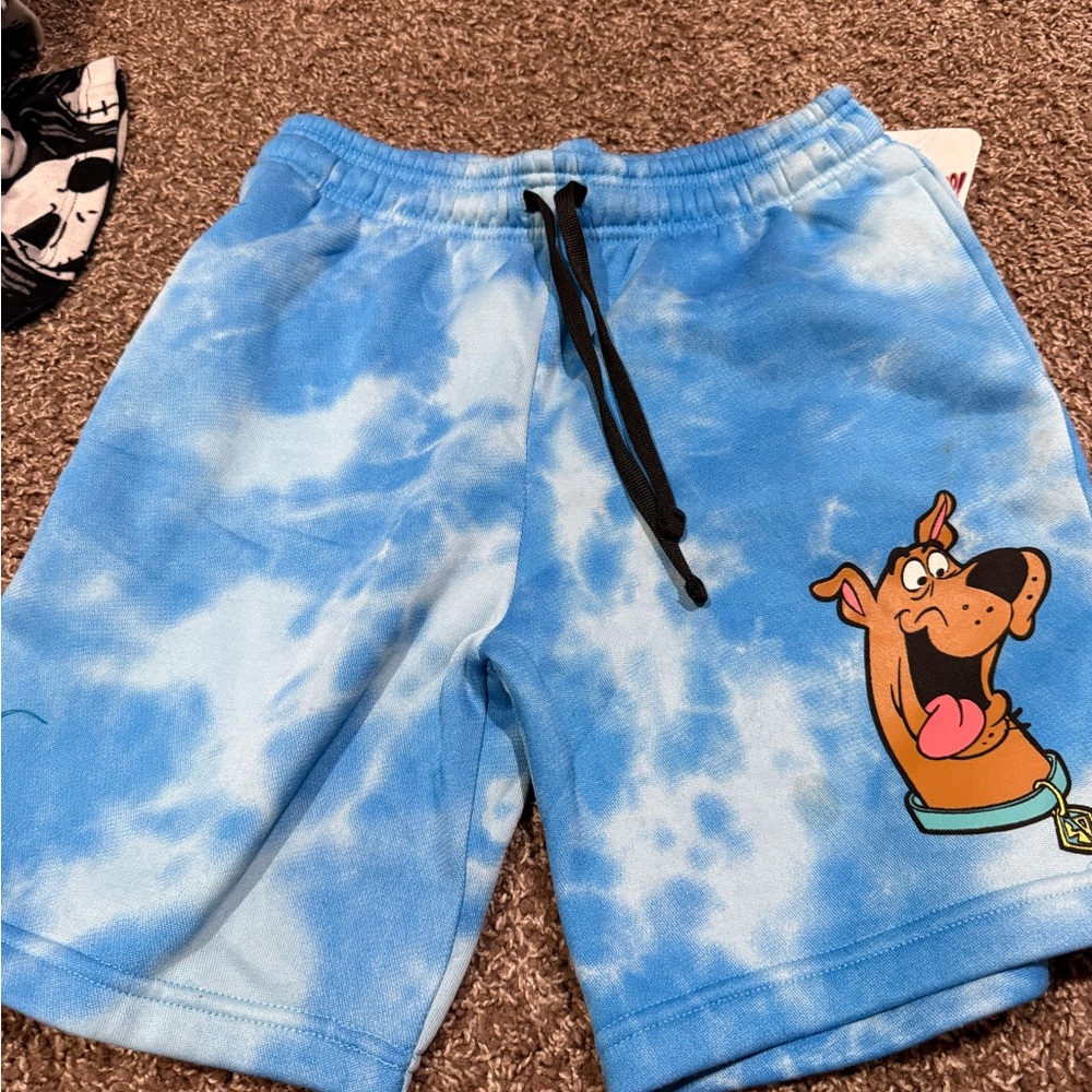 🍝Scooby-Doo Tie-Dye Shorts little spot see images